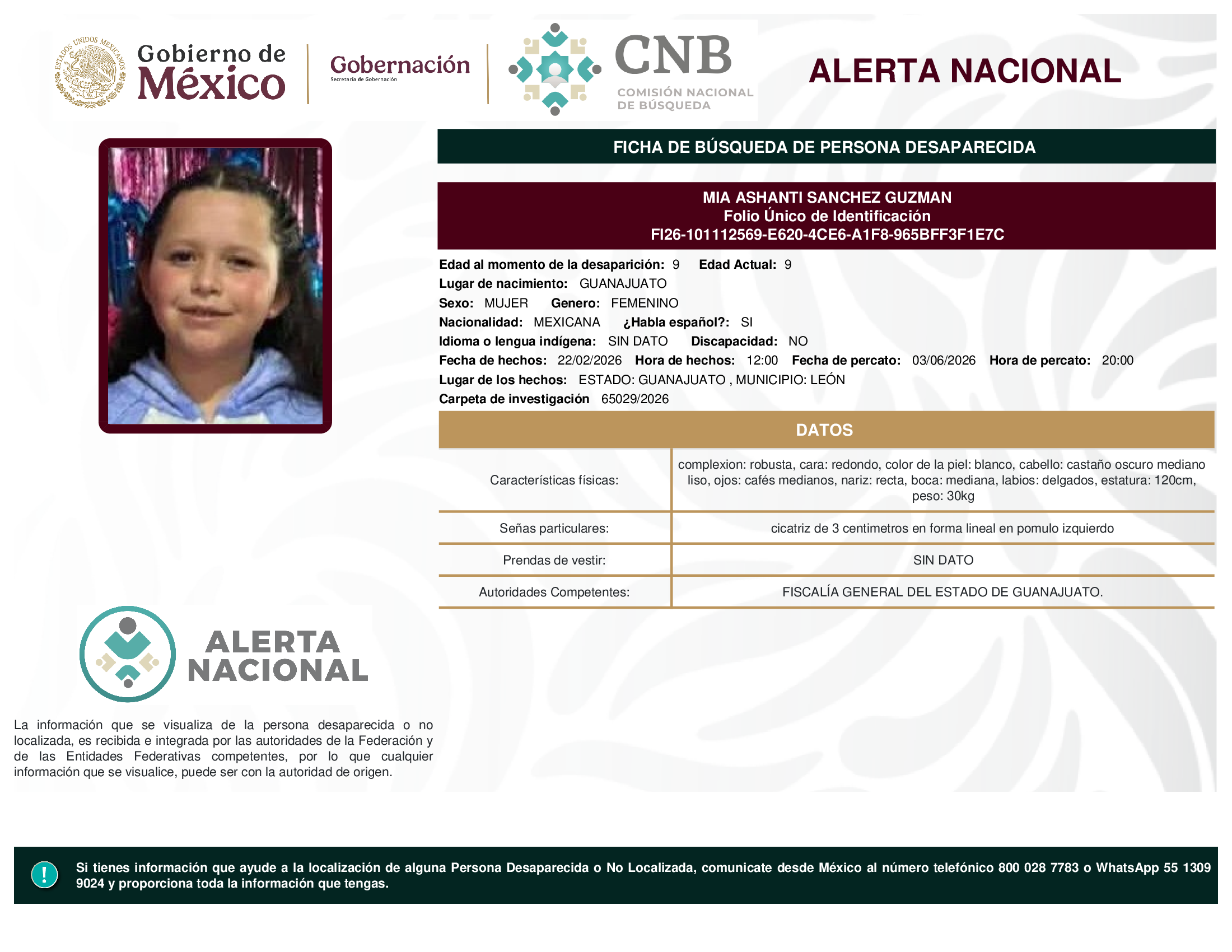 Mia Ashanti Sánchez Guzmán
