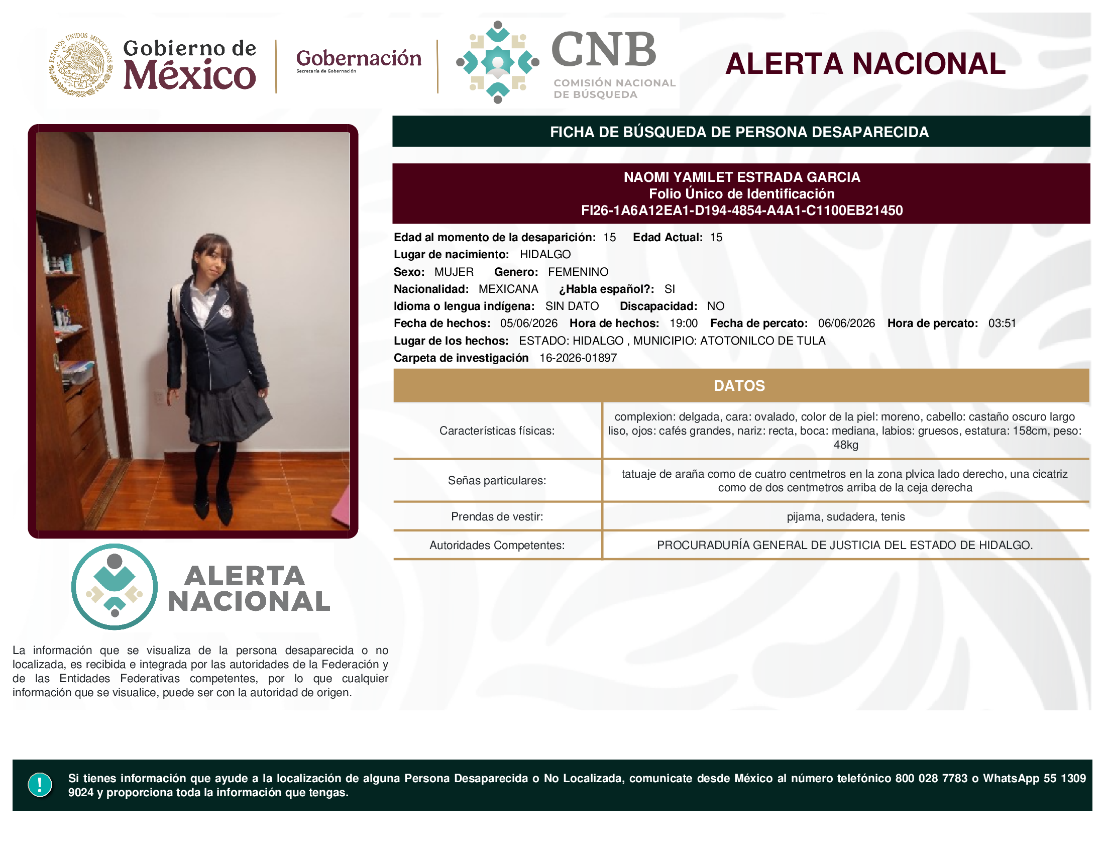 Naomi Yamilet Estrada García