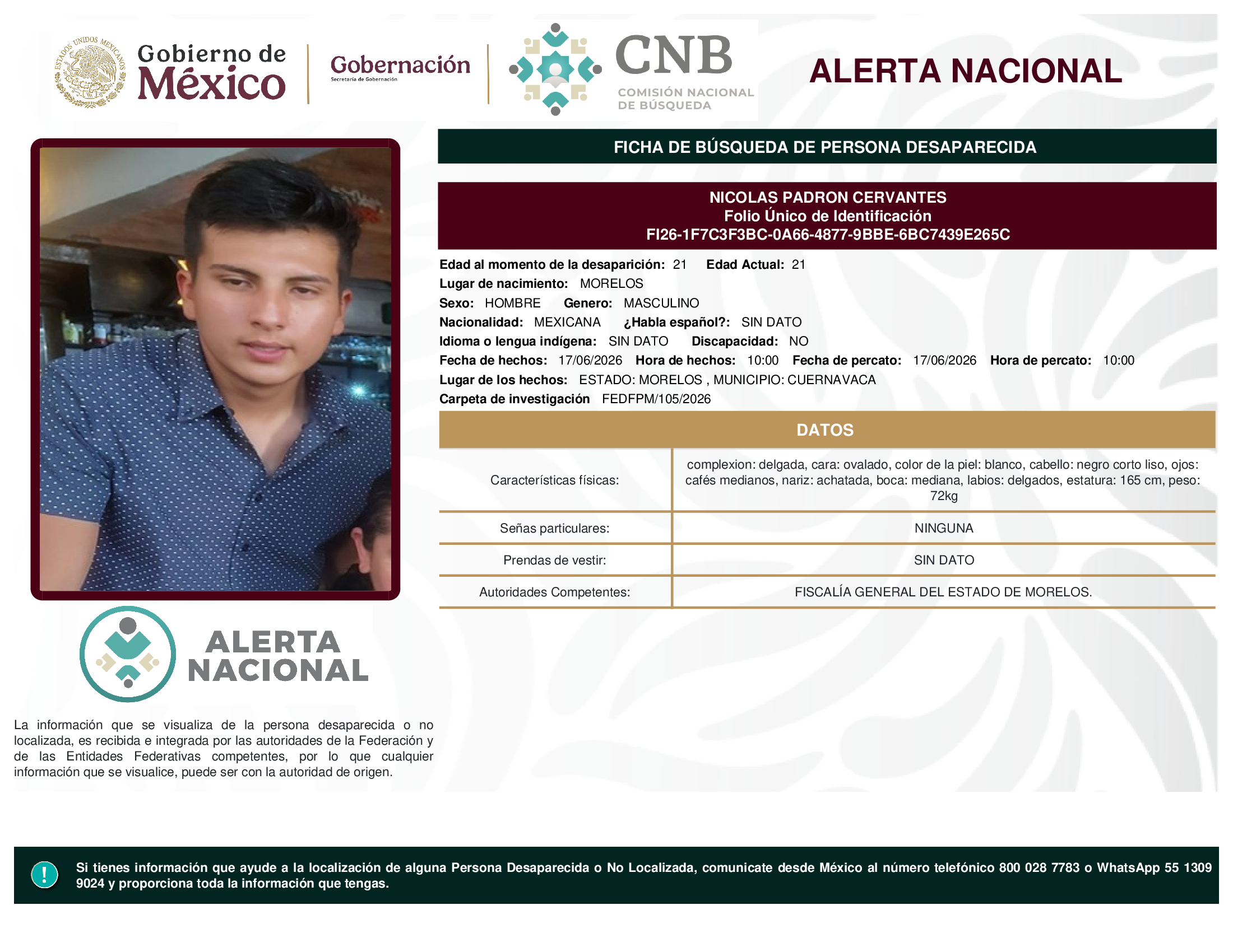 Nicolas Padron Cervantes
