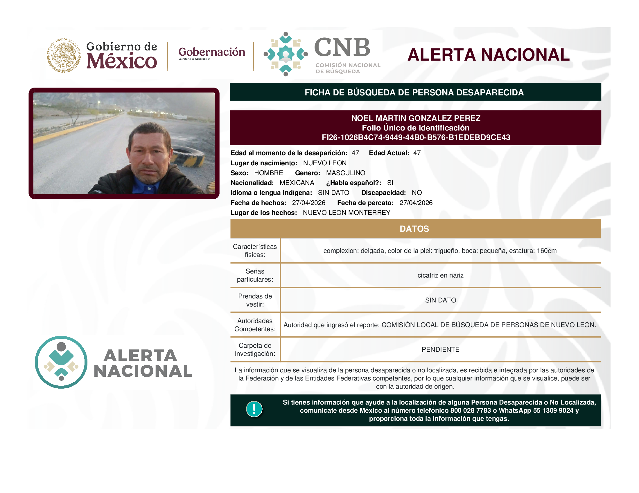 Noel Martín González Pérez