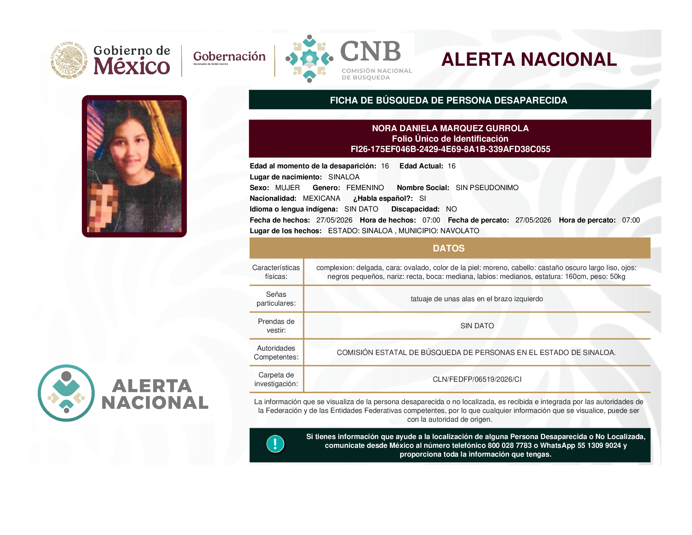 Nora Daniela Márquez Gurrola