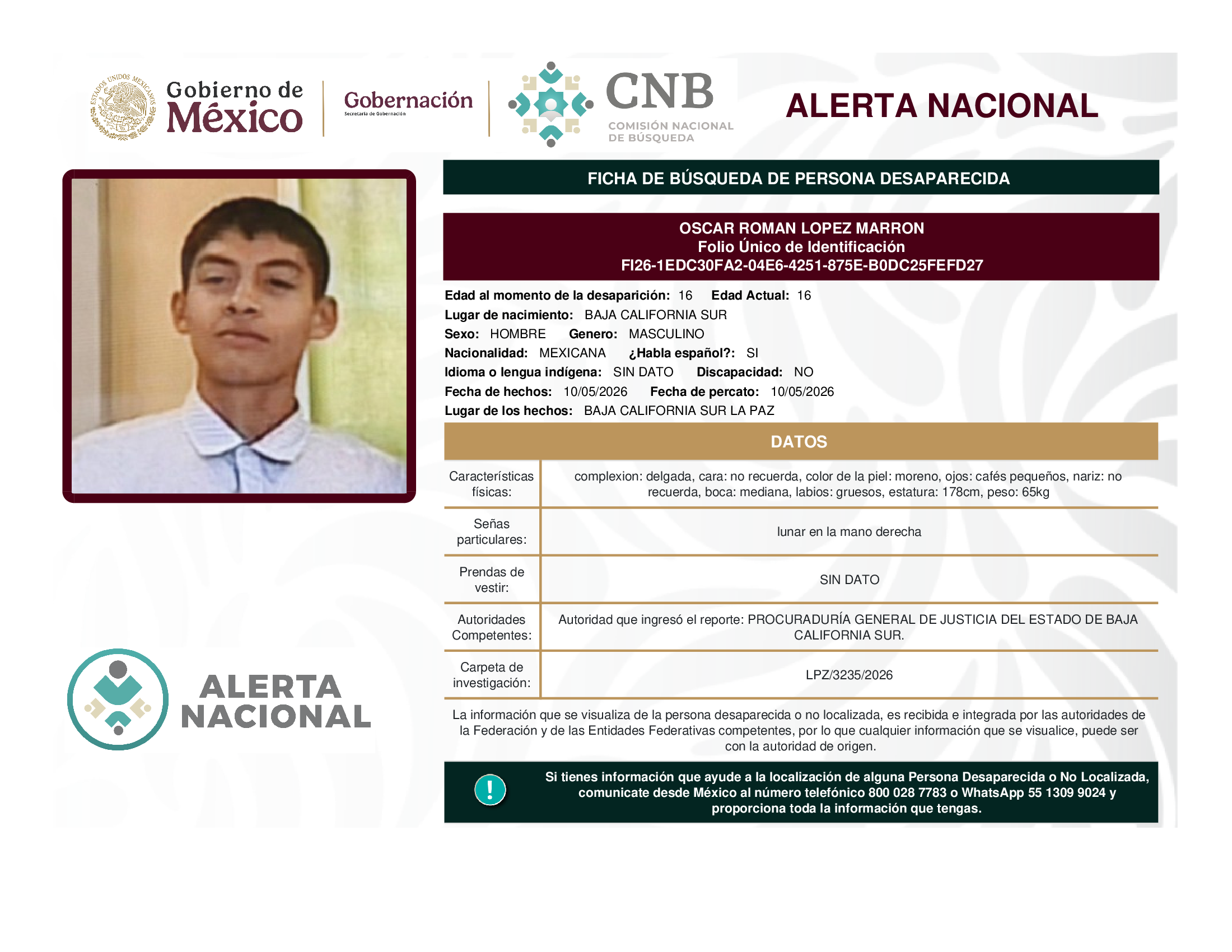 Óscar Roman López Marron