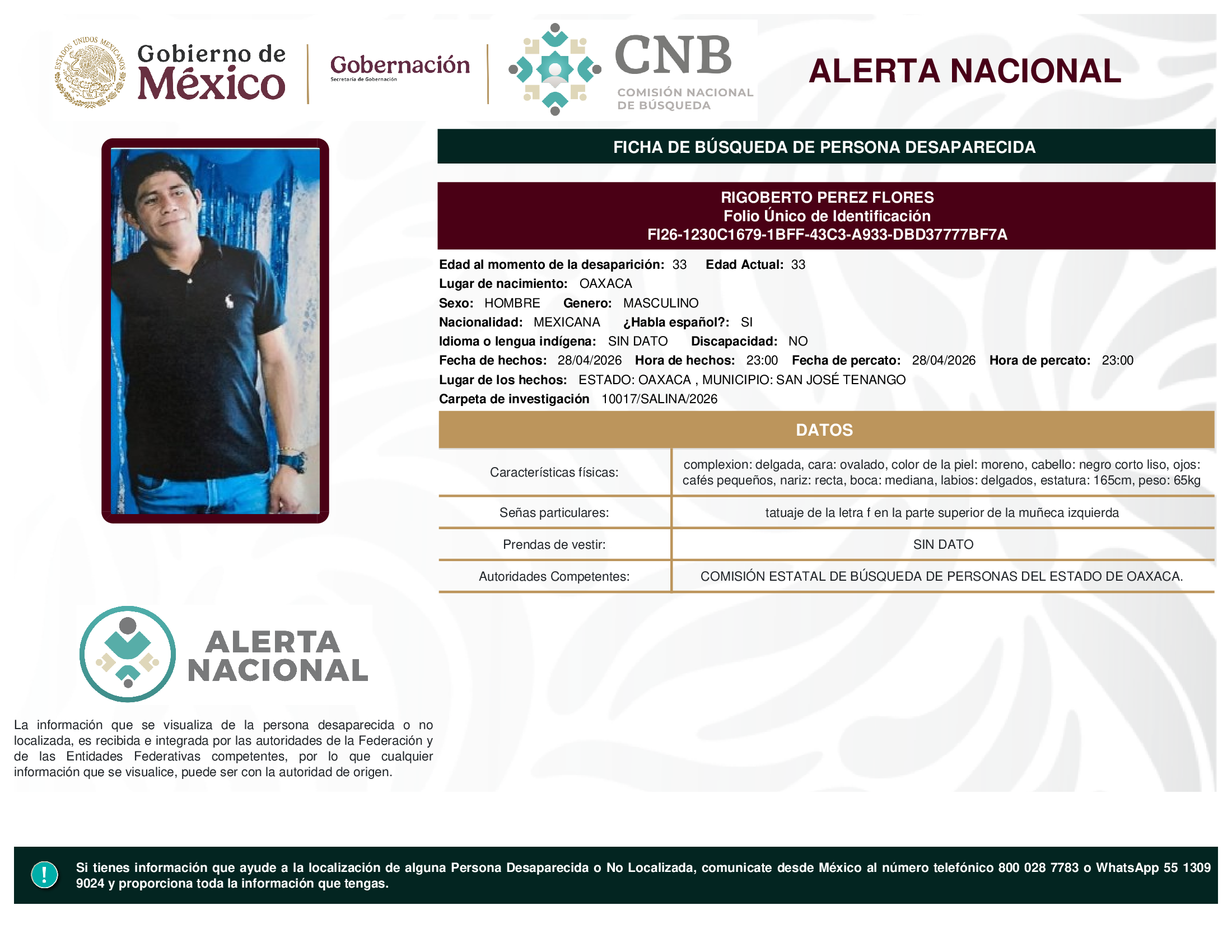 Rigoberto Pérez Flores