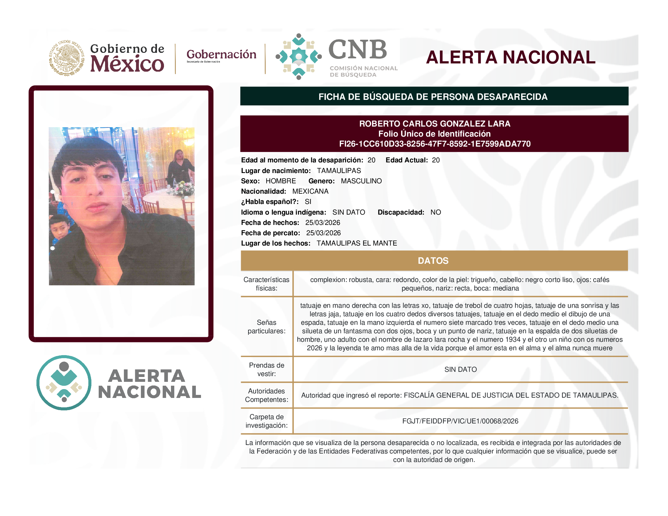 Roberto Carlos González Lara