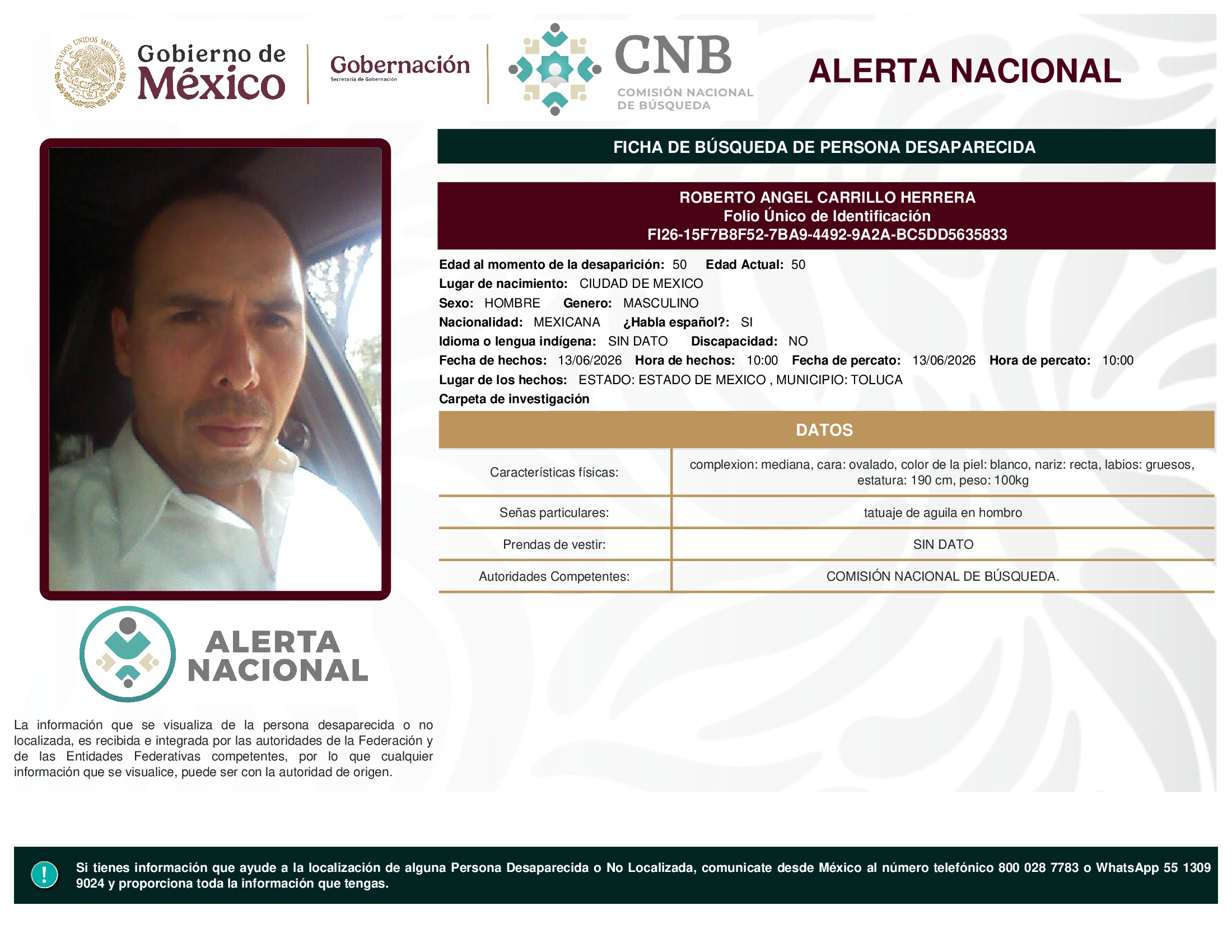 Roberto Ángel Carrillo Herrera