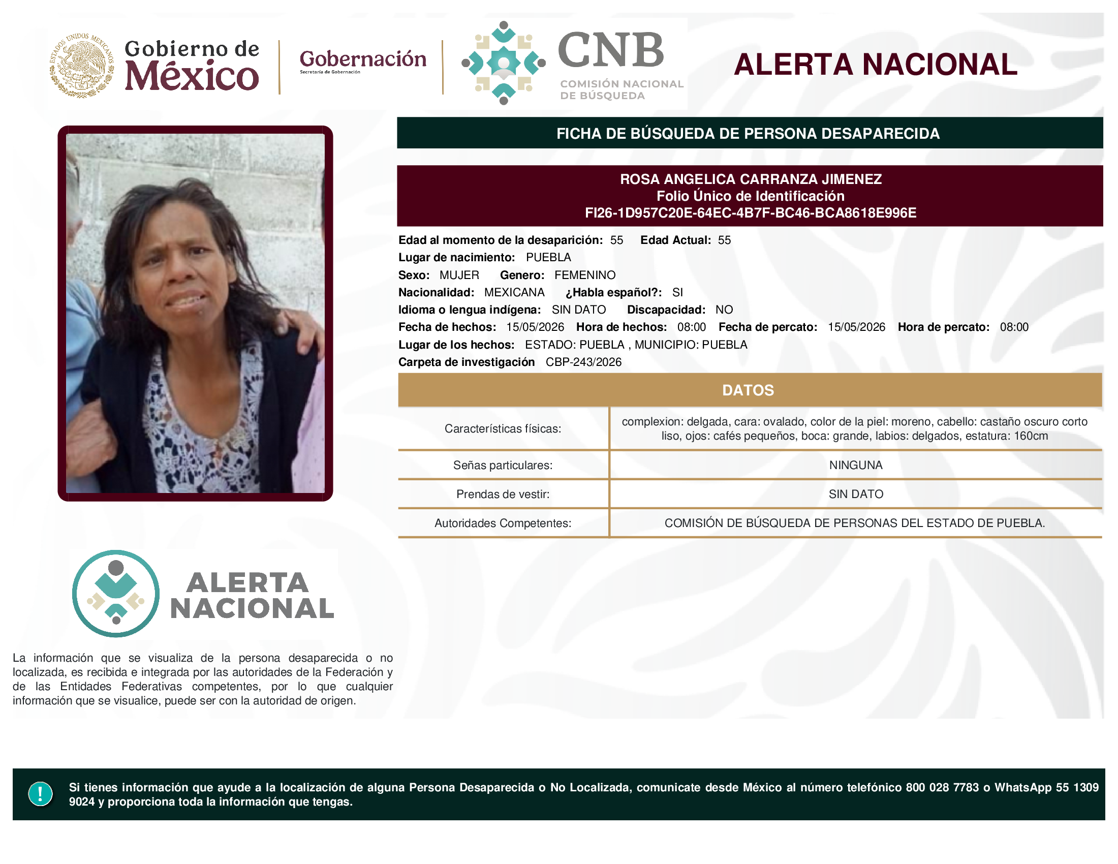 Rosa Angelica Carranza Jiménez