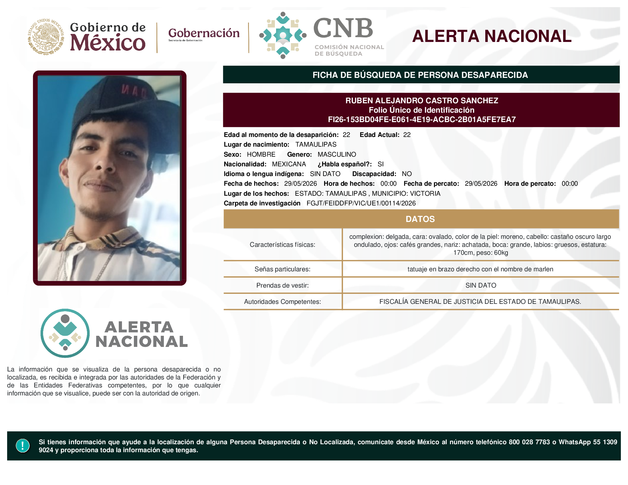 Rubén Alejandro Castro Sánchez
