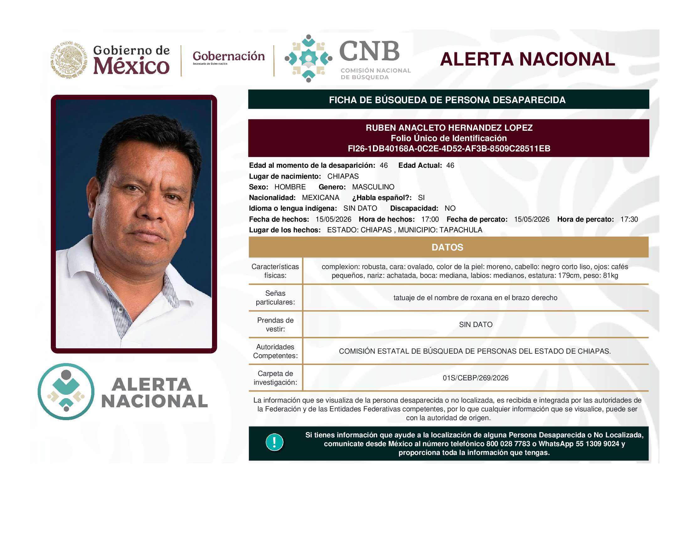 Rubén Anacleto Hernández López