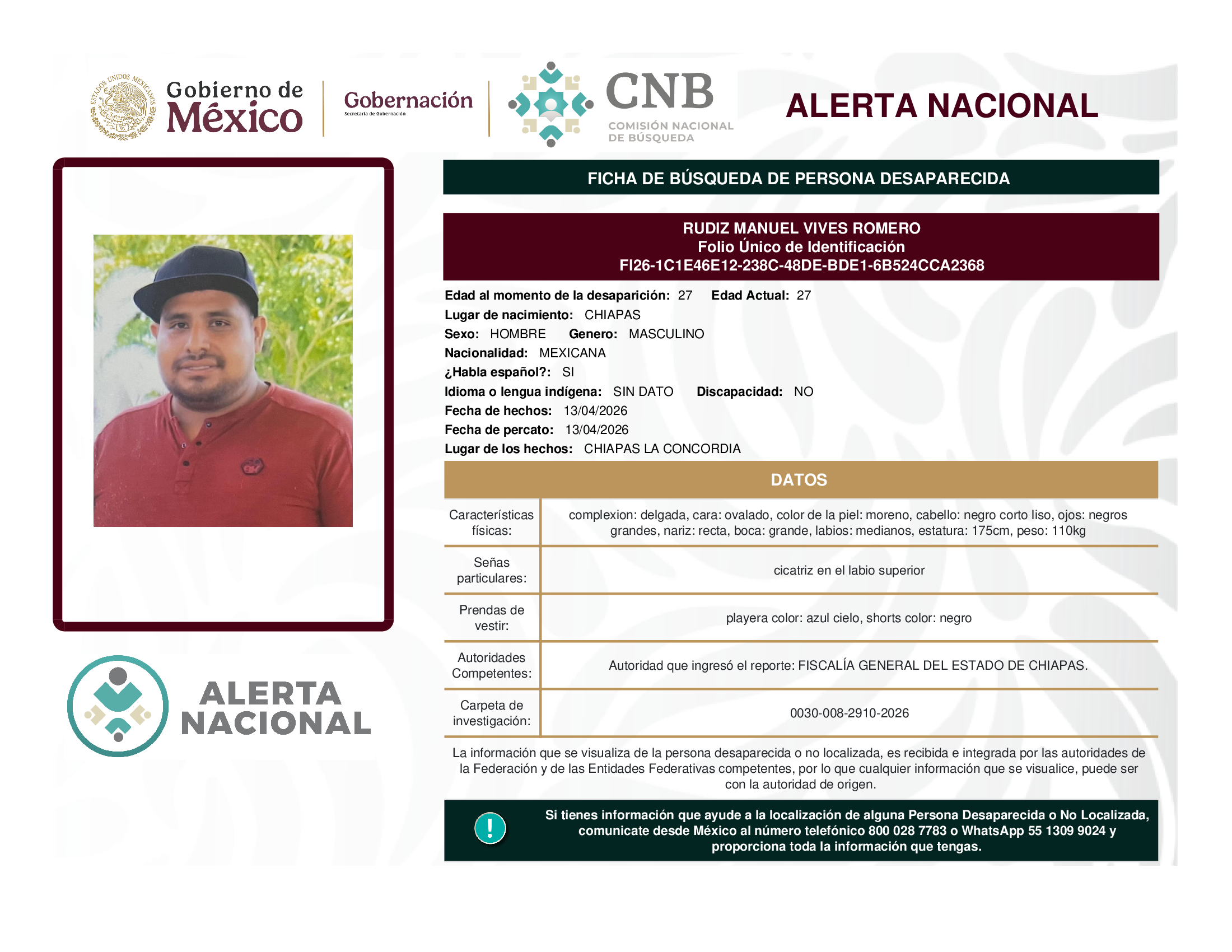 Rudiz Manuel Vives Romero