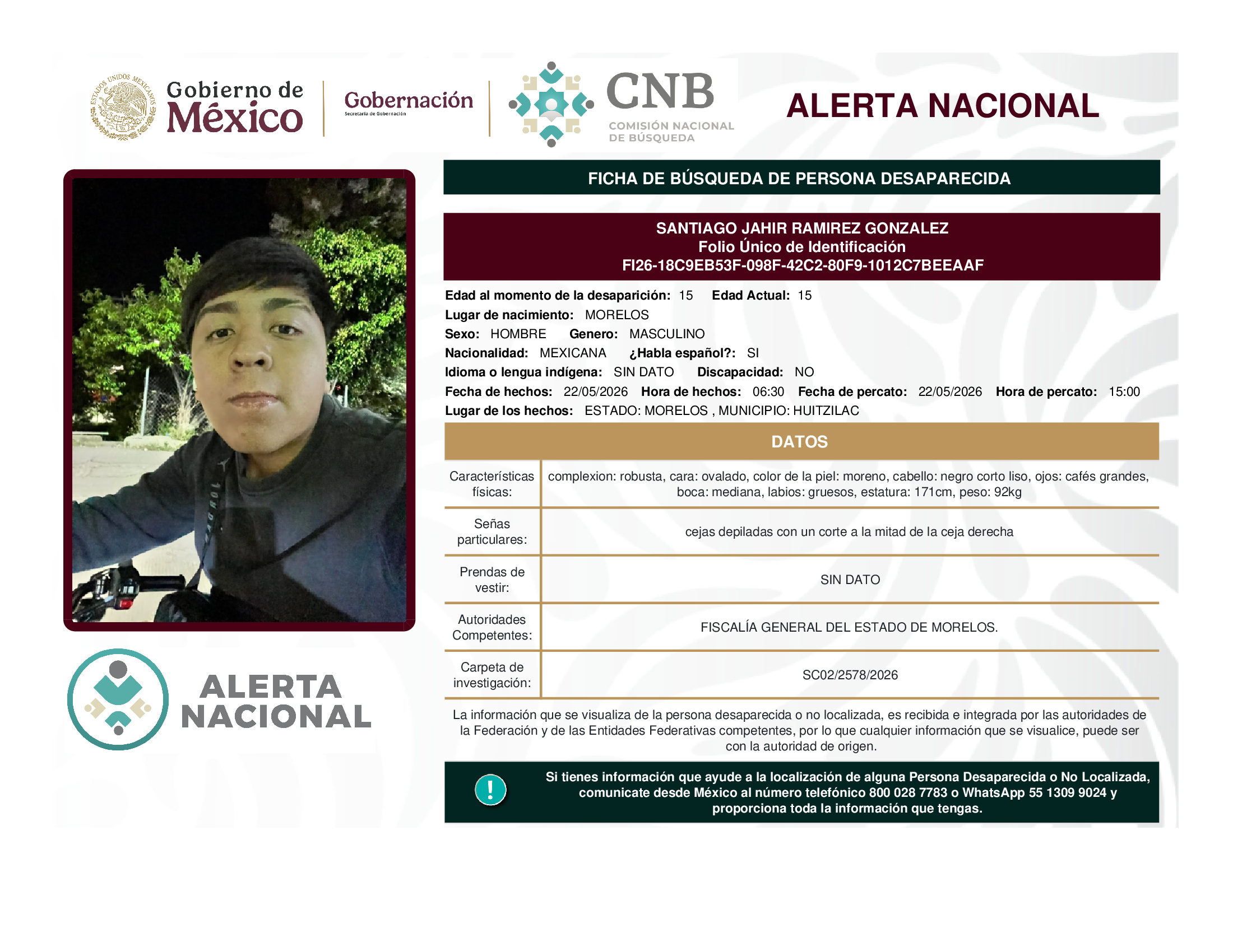 Santiago Jahir Ramírez González