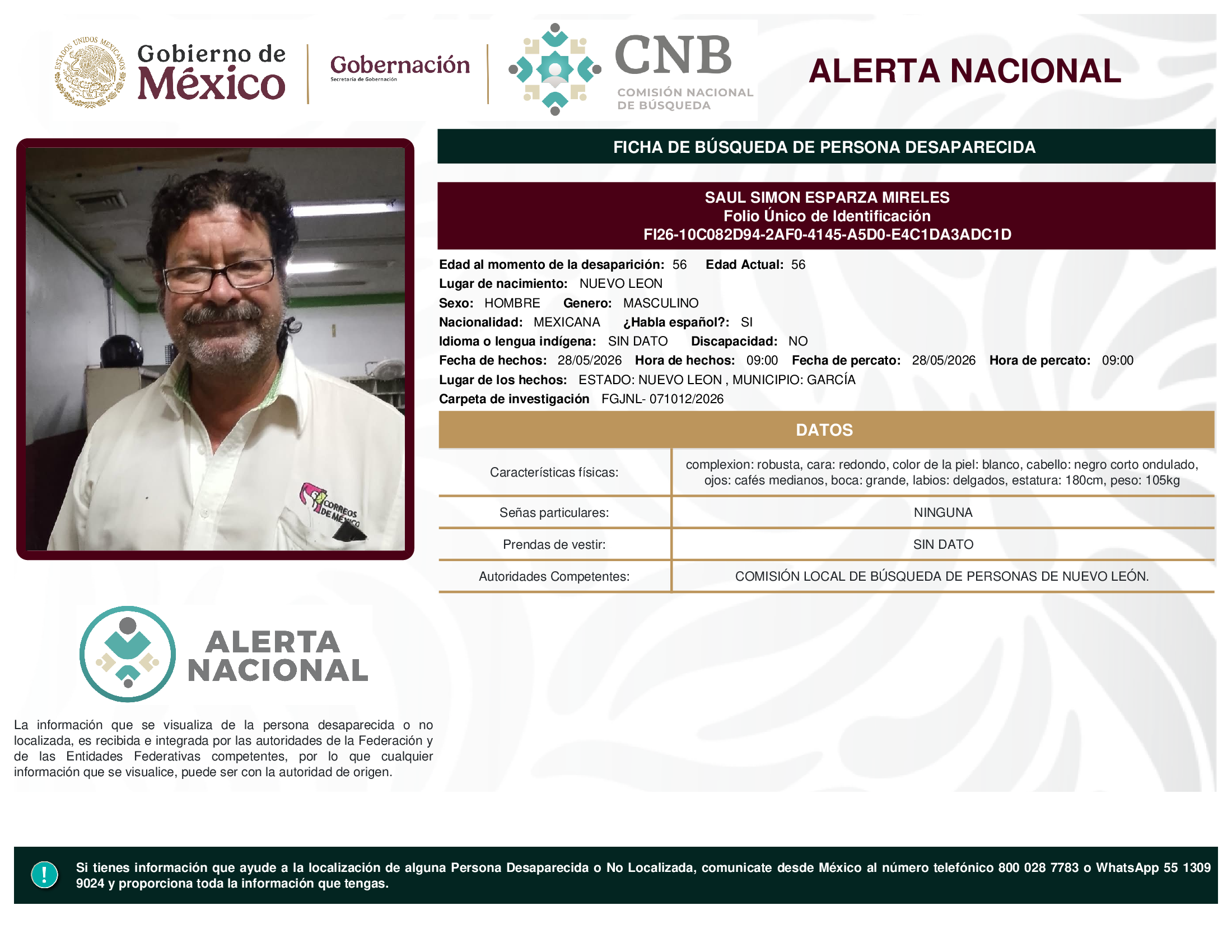 Saul Simon Esparza Mireles