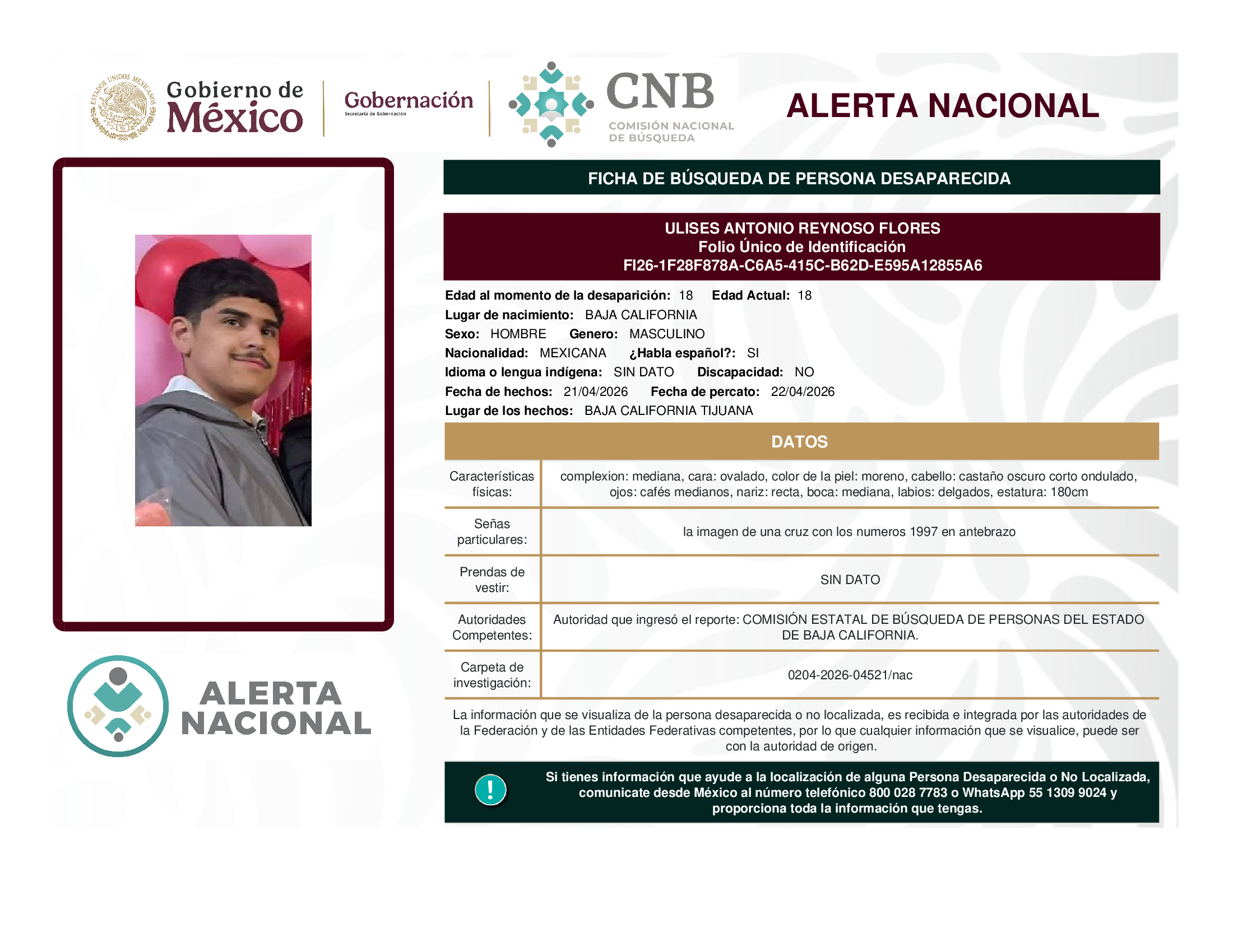 Ulises Antonio Reynoso Flores