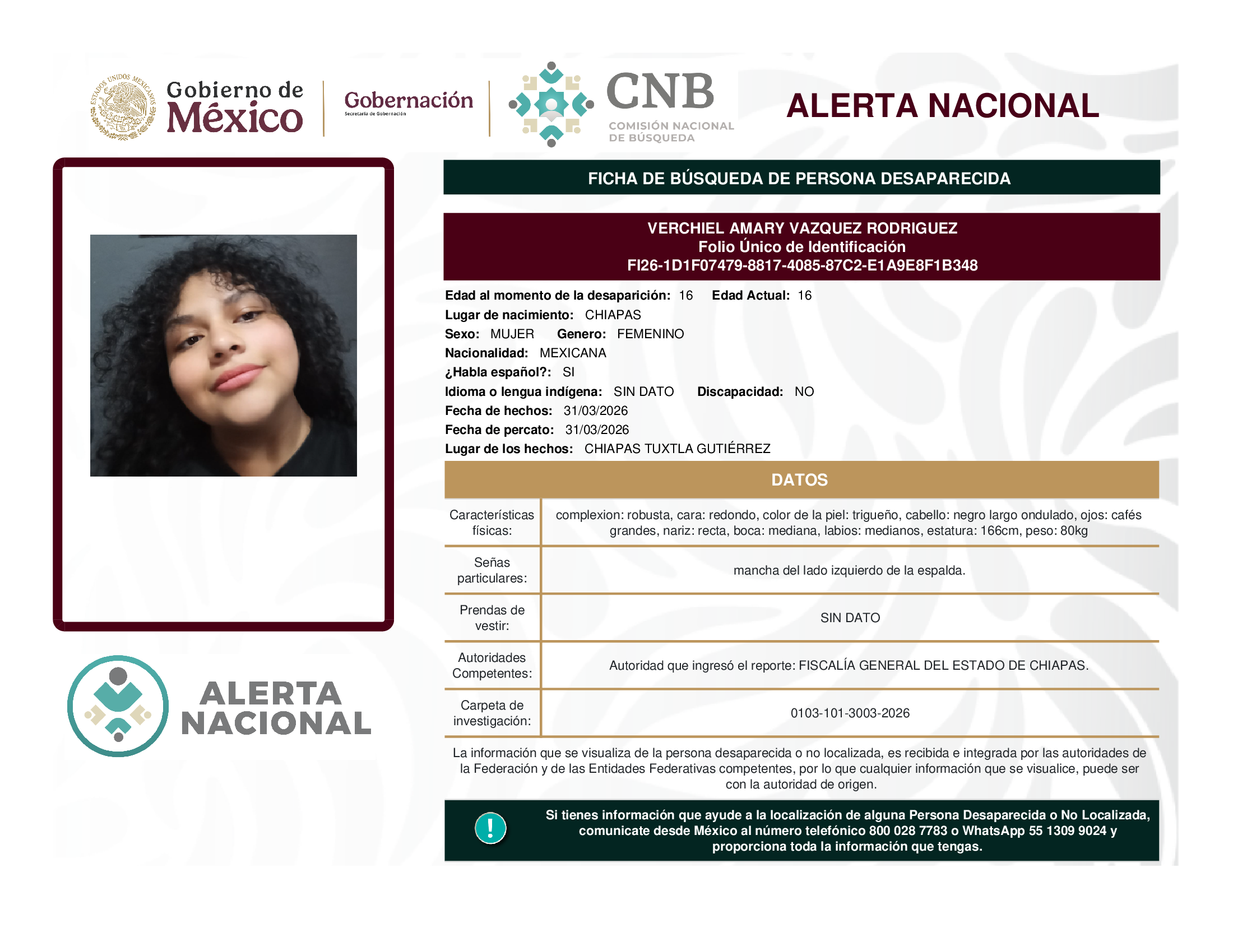 Verchiel Amary Vázquez Rodríguez