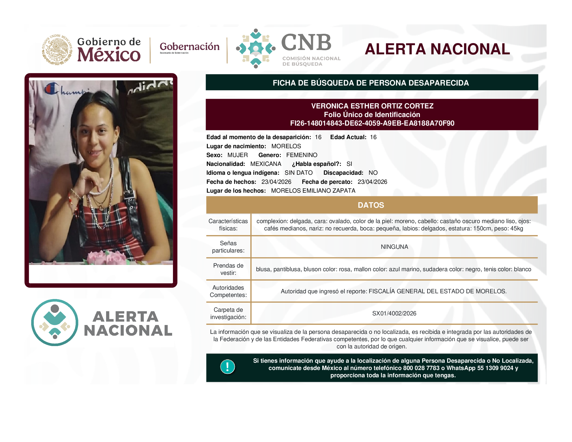 Verónica Esther Ortiz Cortez