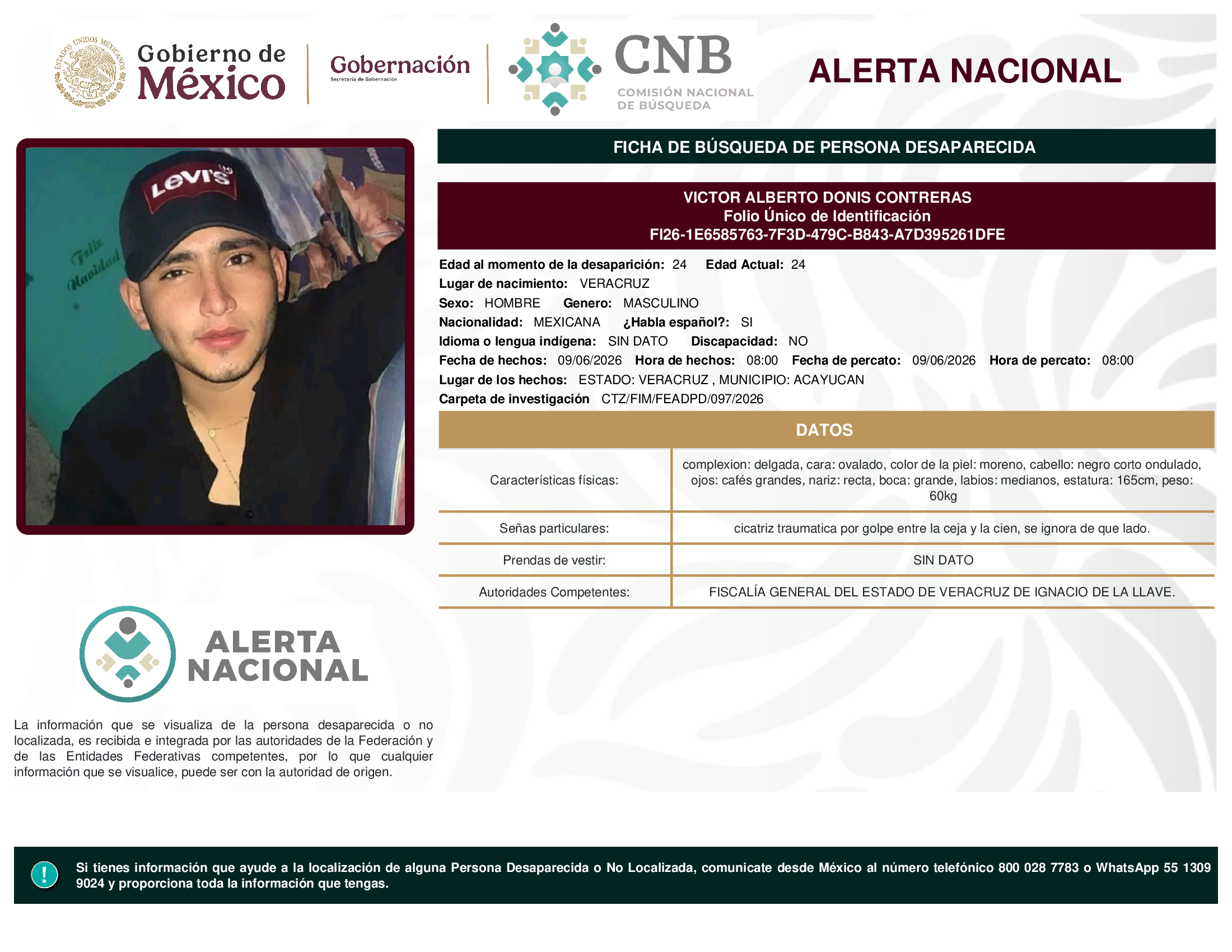 Víctor Alberto Donis Contreras