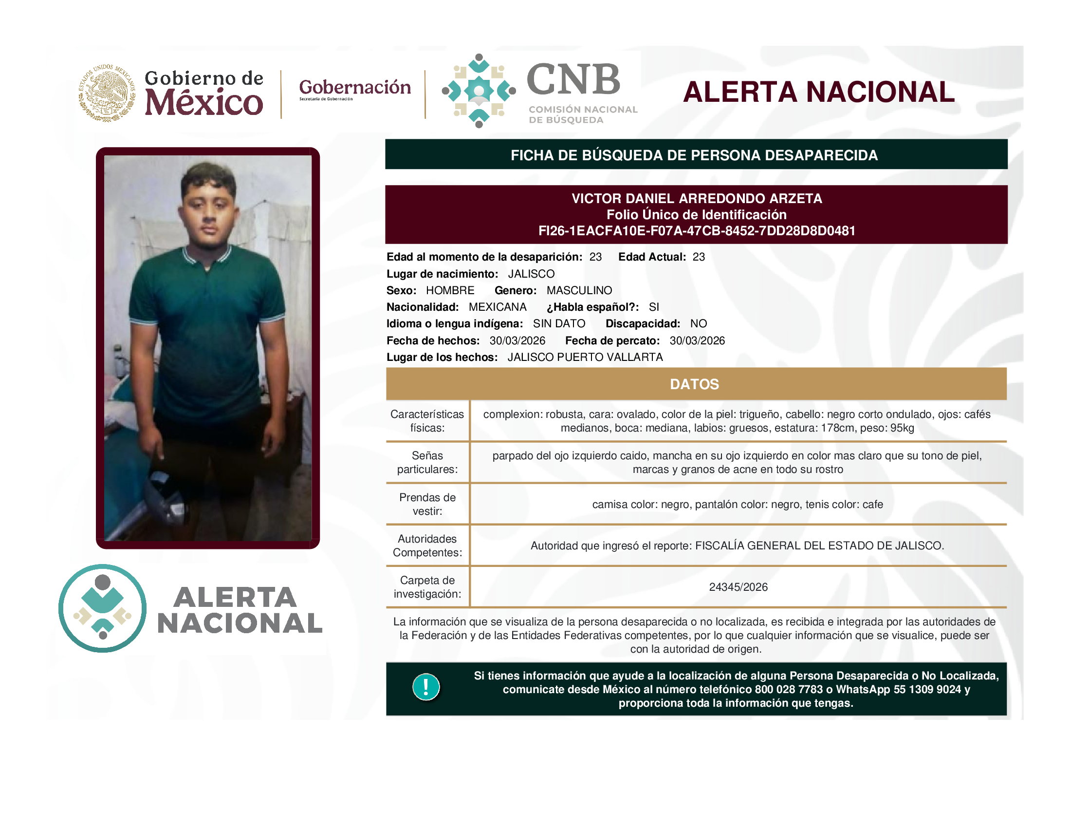 Víctor Daniel Arredondo Arzeta