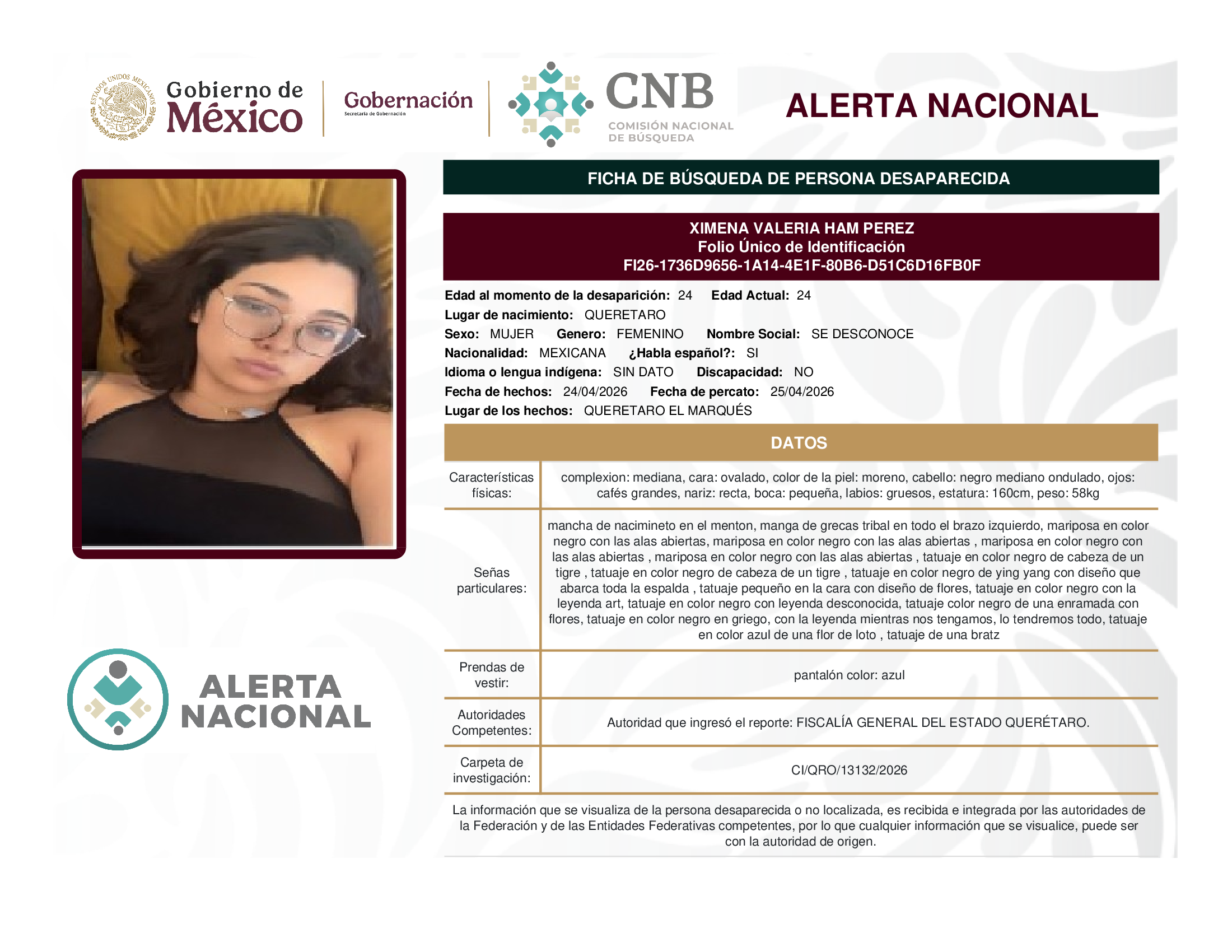 Ximena Valeria Ham Pérez
