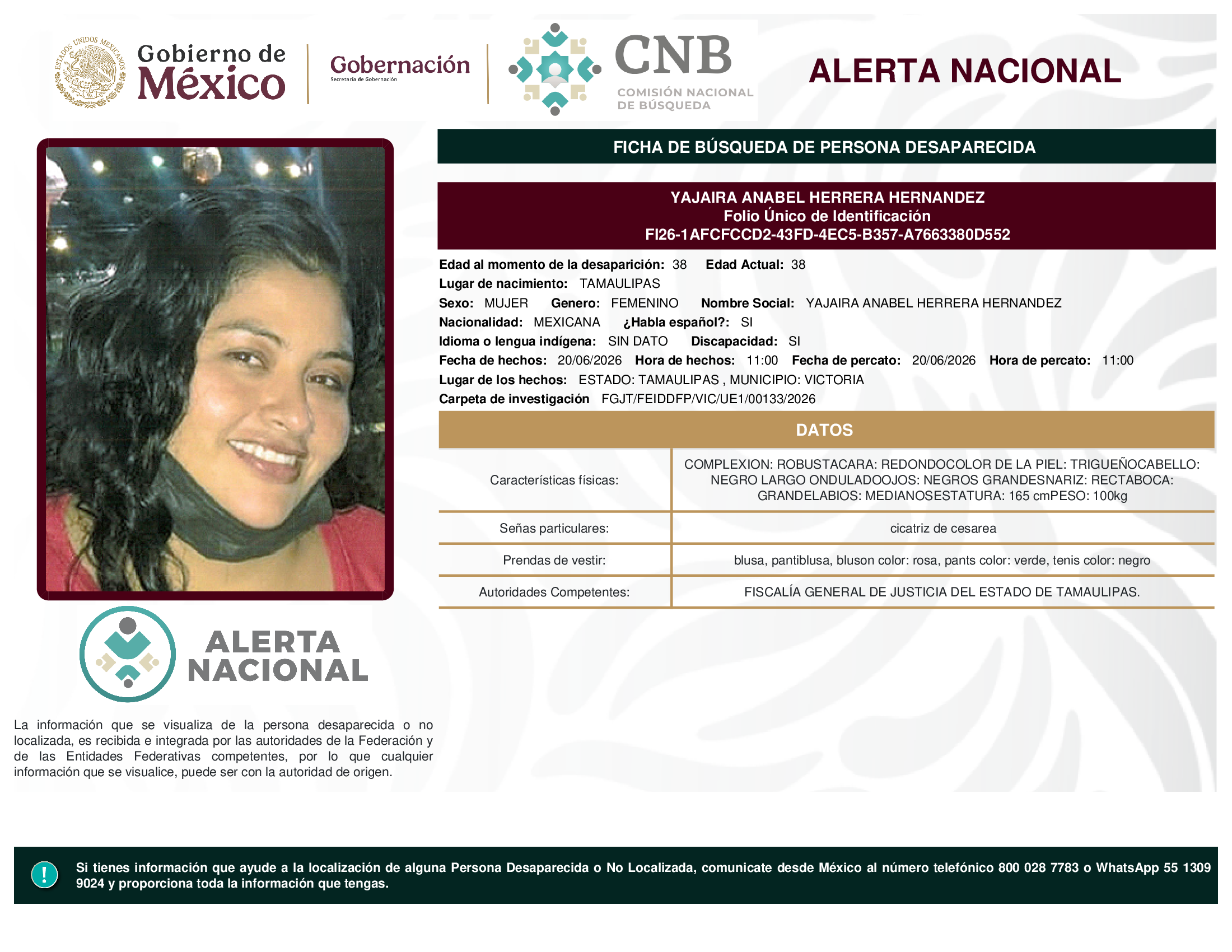 Yajaira Anabel Herrera Hernández