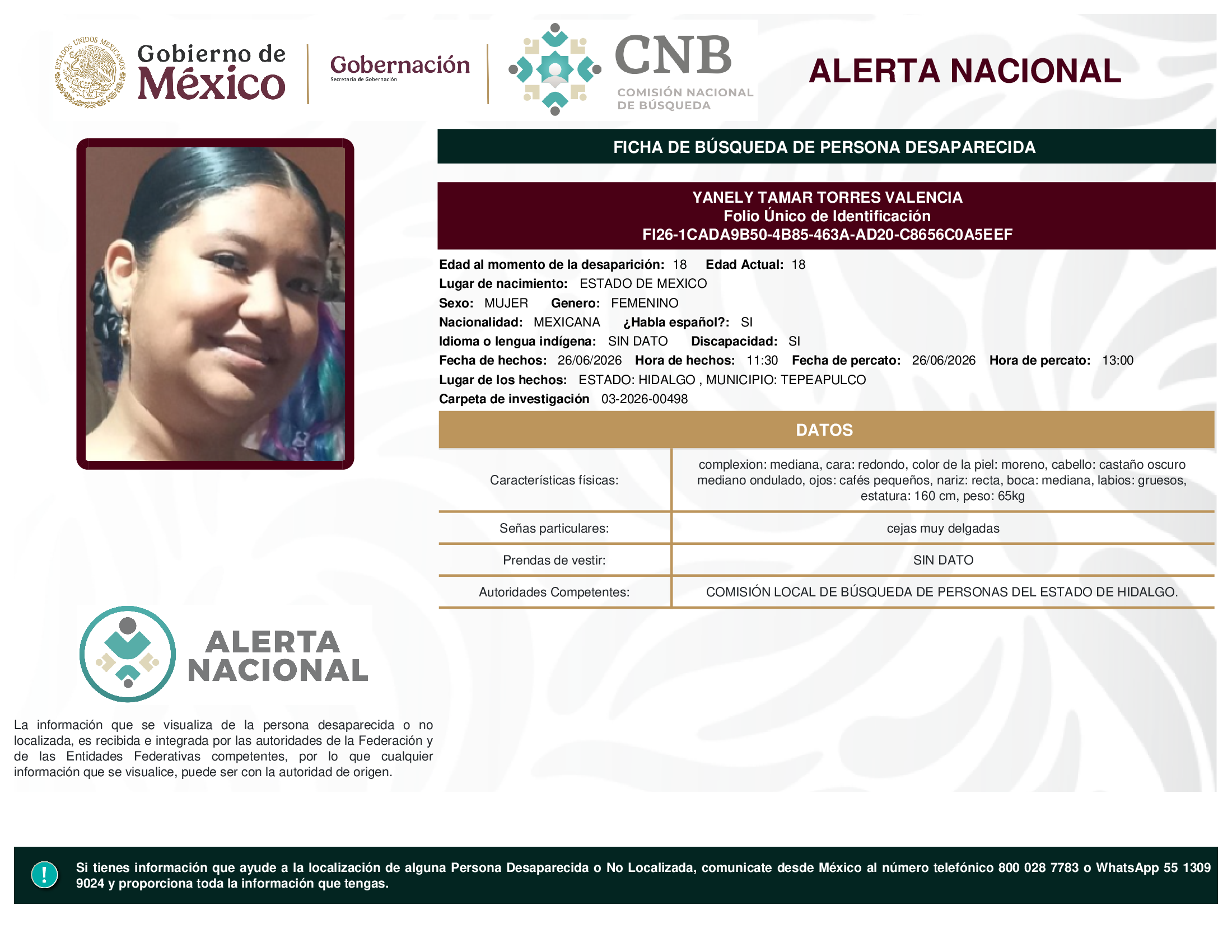 Yanely Tamar Torres Valencia