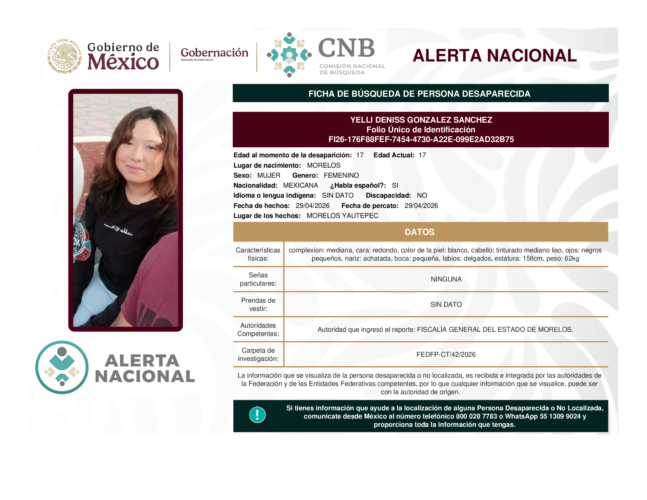 Yelli Deniss González Sánchez
