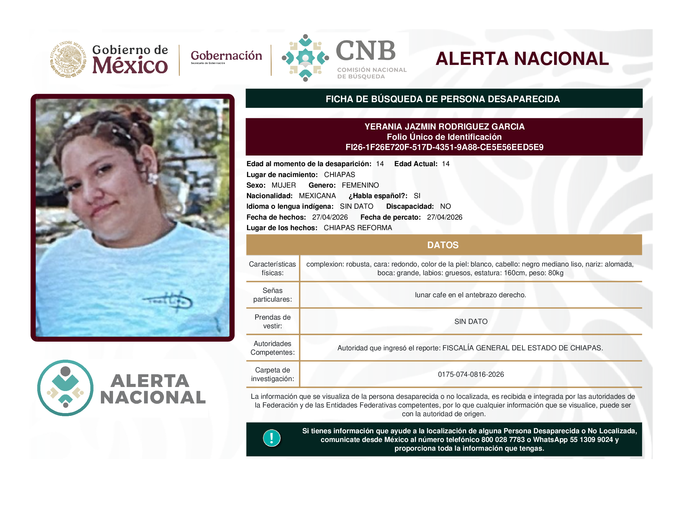 Yerania Jazmin Rodríguez García
