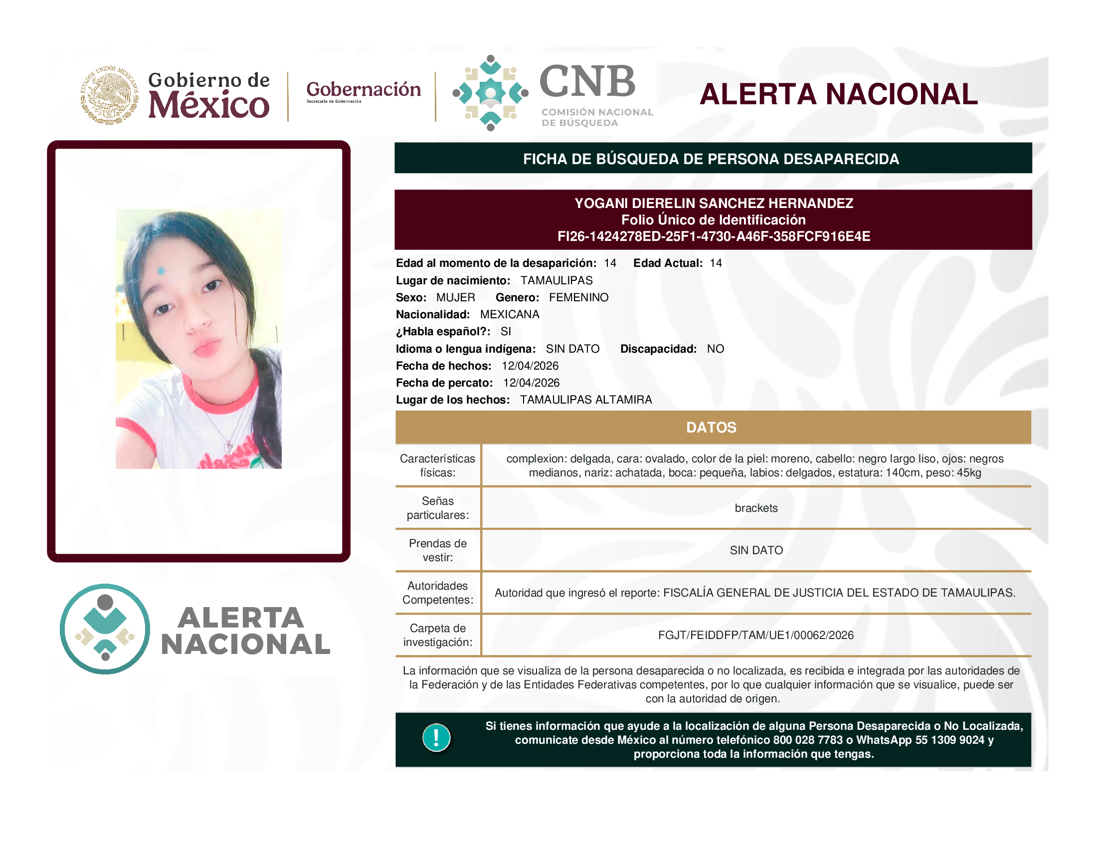 Yogani Dierelin Sánchez Hernández
